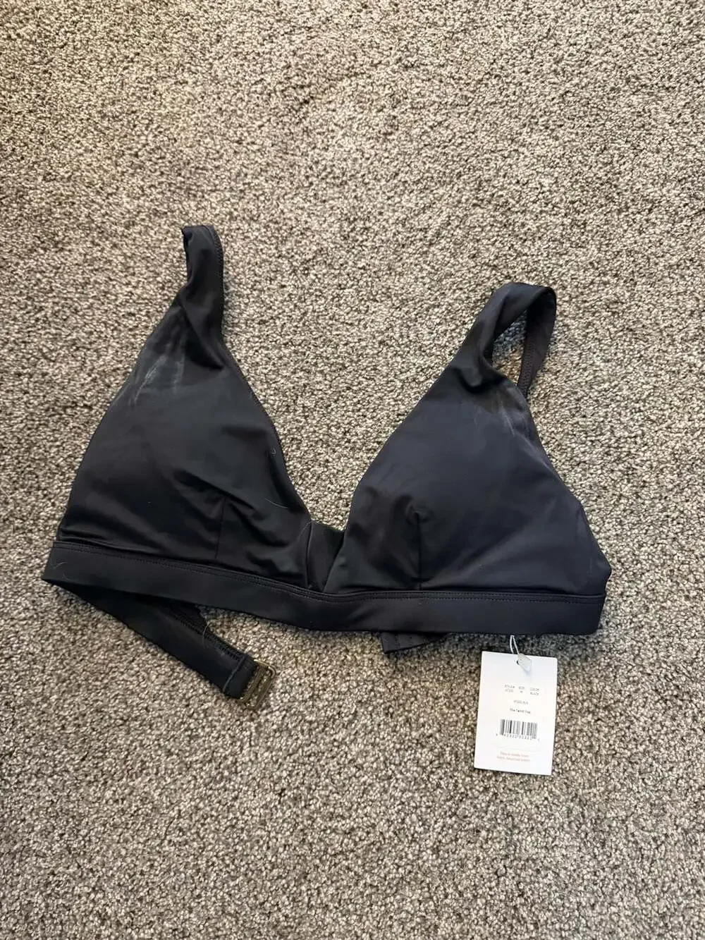 Andie Swim The Tahiti Top Black Bikini Top